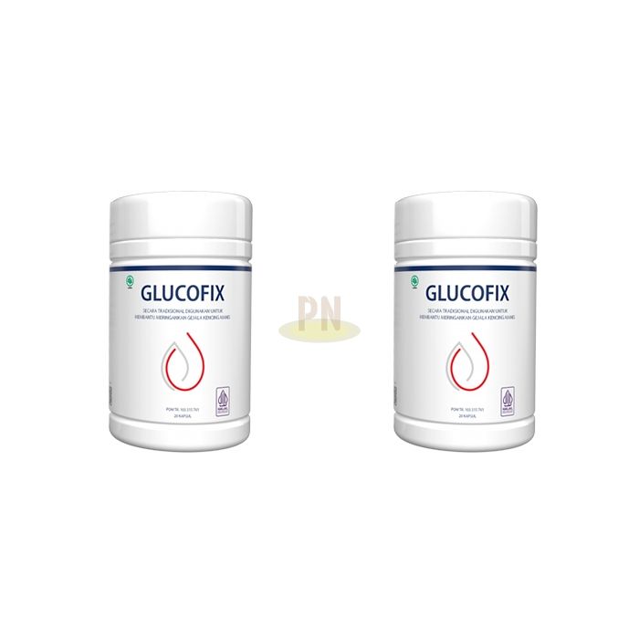 Glucofix ◾ means for normalizing sugar levels ◾ in Ternate